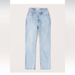 Abercrombie & Fitch “The Dad High Rise” curve love jeans